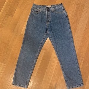Everlane the 90’s cheeky jean organic cotton in size 27- Japanese denim color